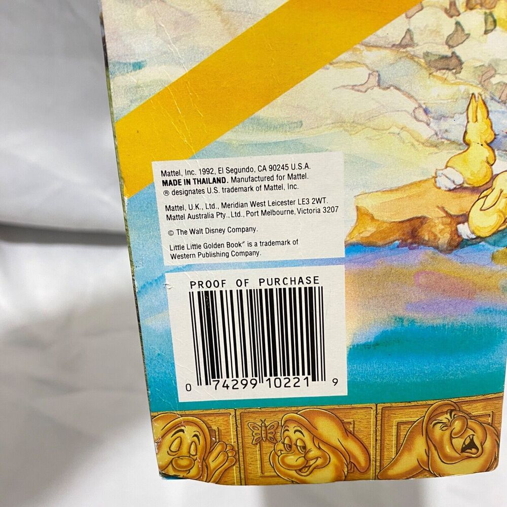 1992 Mattel Disney Snow White and the 7 Dwarfs Doc Doll Magic Color Change - Picture 7 of 9